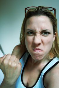 angry woman